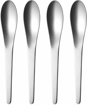 Georg Jensen Arne Jacobsen Dessert Spoon Giftbox, 4-Piece