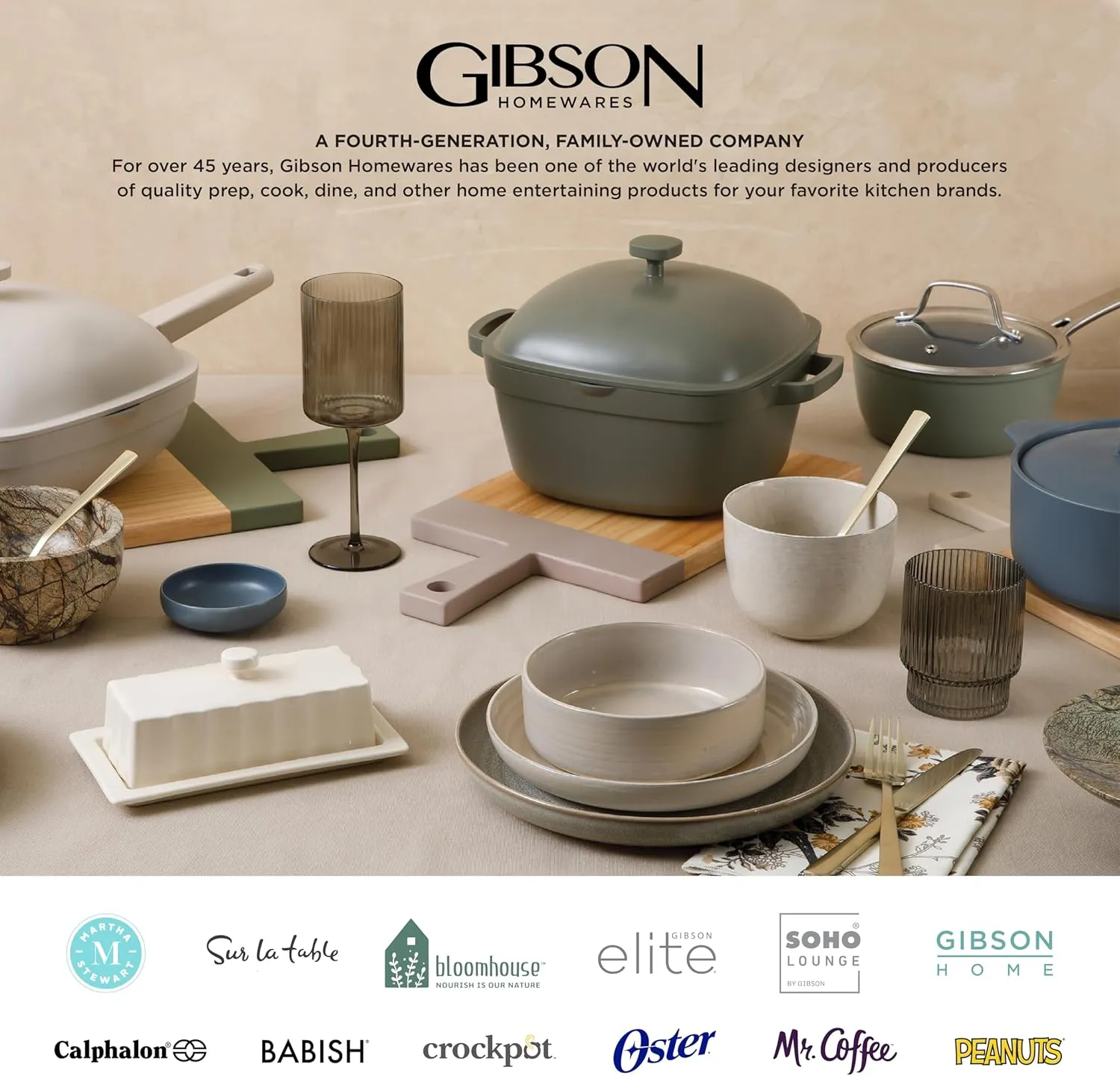 Gibson Home Queenslane 16 Piece Double Bowl Plates and Bowls Dinnerware Sets - Matte Black