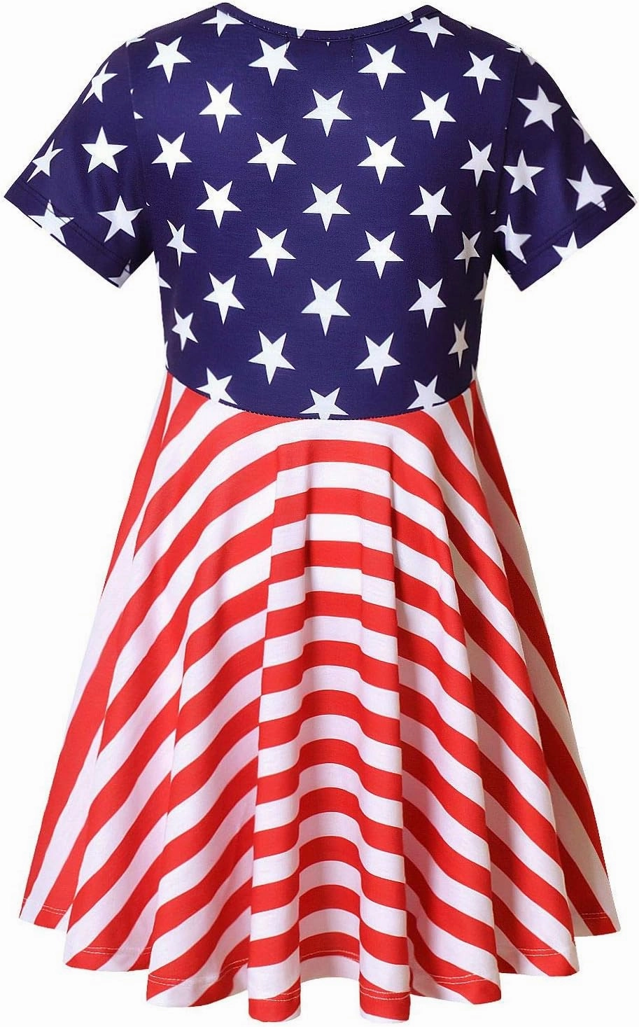 Girls Unicorn Dresses Summer Swing Short Sleeve Casual Clothes for Little Kids