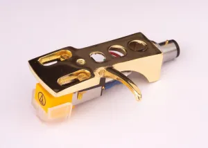 Gold plated Headshell, cartridge, needle for OMNITRONIC BD1350, BD1520, BD1550, DD2220, DD2250, DD3220, DD3250, DD5250, DD5220L, BD1390, DD2550, DD2520, - MADE IN ENGLAND