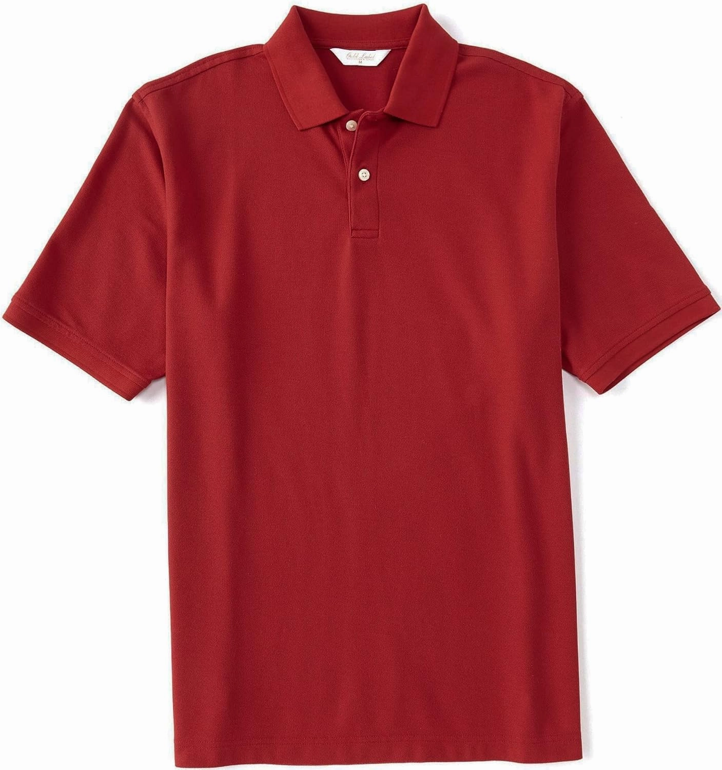 Gold Label Roundtree & Yorke Men's Pique Polo Shirt Short Sleeve Wrinkle Resistant (Available in Big & Tall)