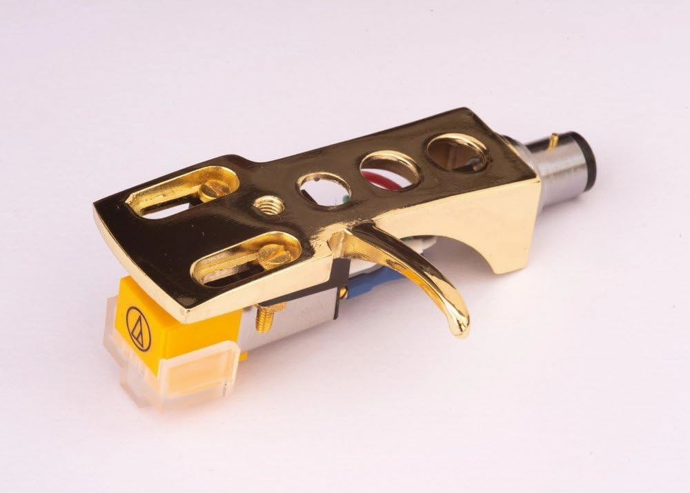 Gold plated Headshell, cartridge, needle for Optonica, Sharp RP-2626, RP-144H, RP-7505, RP-2727, RP-1818, RP-105H, RP-1144, RP-1122, RP-2000, RP-5100, RP-203R, MADE IN ENGLAND
