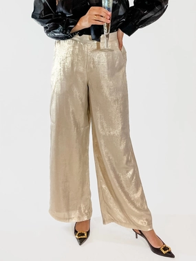 Gold Shimmer Trousers