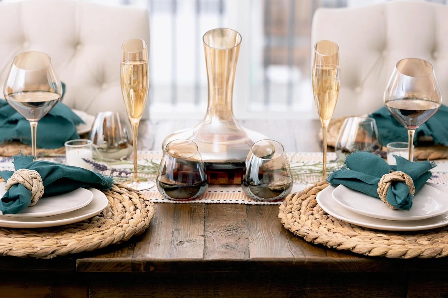 Gold Wine Glasses for Champagne, Set of 2-6oz Champagne Flutes with Slanted Rims, Angled Bowl for Optimal Aeration, Modern, Unique, Decorative Fancy Wine Glasses Set for Women and Men