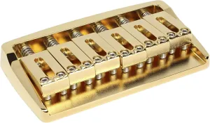 GOTOH 510FX-6 6-String Fixed Bridge CNC Machined w/Steel Saddles - Gold