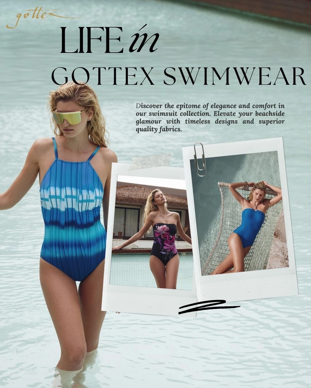 Gottex Women’s V-Neck One Piece Stylish Elegant Versatile Summer Bathing Suit with Soft Cups and Tummy Control Swim Essential