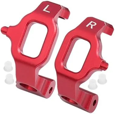 GPM for TRAXXAS-1/10 4WD Ford GT4-TEC 2.0 Aluminum Front C HUBS -6PC Set (red)