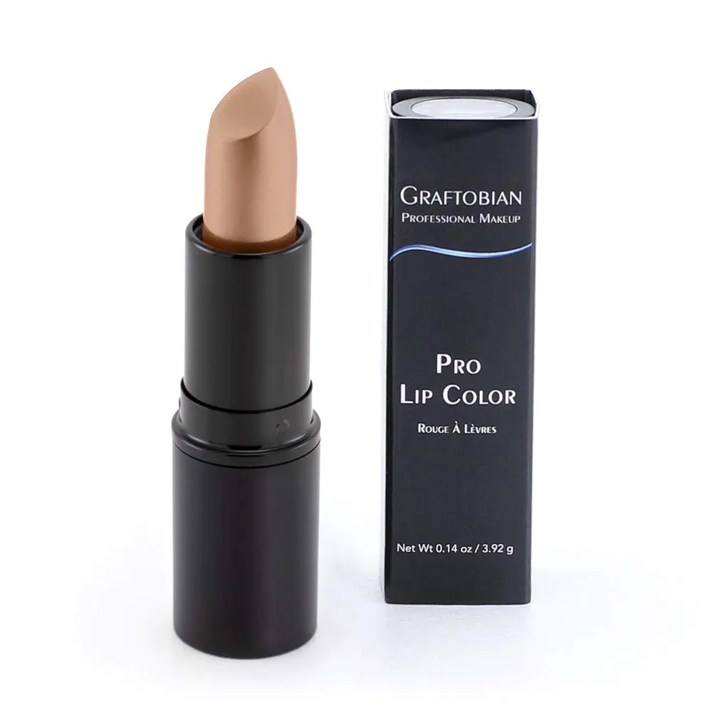 Graftobian Professional Color Lipstick - Ultra Long-Wearing, Comfortable Texture, Full Range of HD Shades, For All Skin Tones and Undertones, Velvety Smooth Semi-Matte Finish, Chamomile