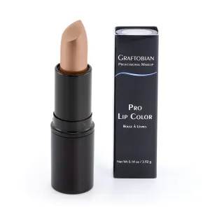 Graftobian Professional Color Lipstick - Ultra Long-Wearing, Comfortable Texture, Full Range of HD Shades, For All Skin Tones and Undertones, Velvety Smooth Semi-Matte Finish, Chamomile