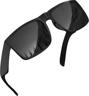grinderPUNCH XL Large Face Polarized Sunglasses Big Heads Wide Face, Extra Wide Oversized Sunglasses for Driving Glasses