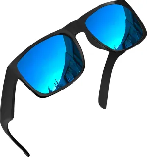 grinderPUNCH XL Large Face Polarized Sunglasses Big Heads Wide Face, Extra Wide Oversized Sunglasses for Driving Glasses