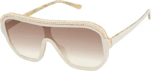 Gwen Stefani LA593 Shield Sunglasses for Women, UV400 Protection