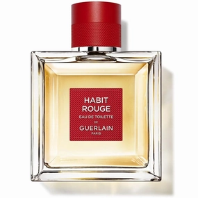 HABIT ROUGE by Guerlain, EDT SPRAY 3.3 OZ (NEW PACKAGING)