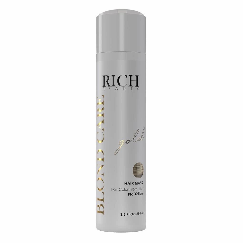 Hair Color Gold Depositing Purple Mask For Neutralizing Yellow Tones | Tones Blonde & Silver Hair | For Color Treated Hair