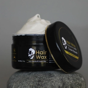 Hair Wax Cream For Men- 50gms | Easy to Spread and Strong Hold for 12hrs   Anti Dandruff | No greasy residue | Matte Finish