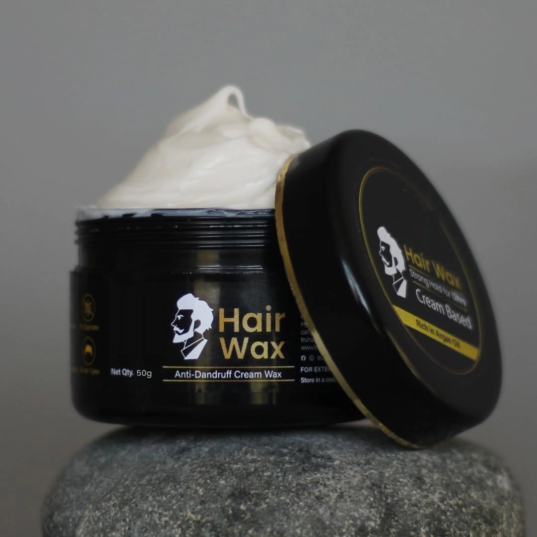 Hair Wax Cream For Men- 50gms | Easy to Spread and Strong Hold for 12hrs   Anti Dandruff | No greasy residue | Matte Finish