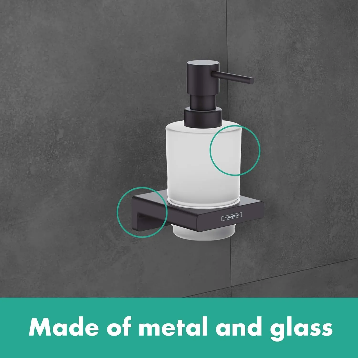 hansgrohe 41745000 AddStoris Soap Dispenser, Chrome