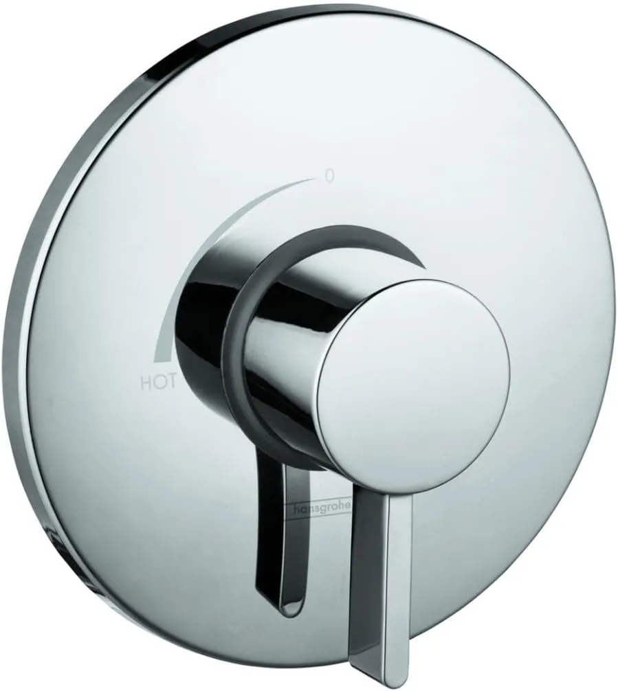 hansgrohe 4233000 S Pressure Balanced Valve Trim with Integrated Volume Control, Chrome