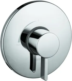 hansgrohe 4233000 S Pressure Balanced Valve Trim with Integrated Volume Control, Chrome