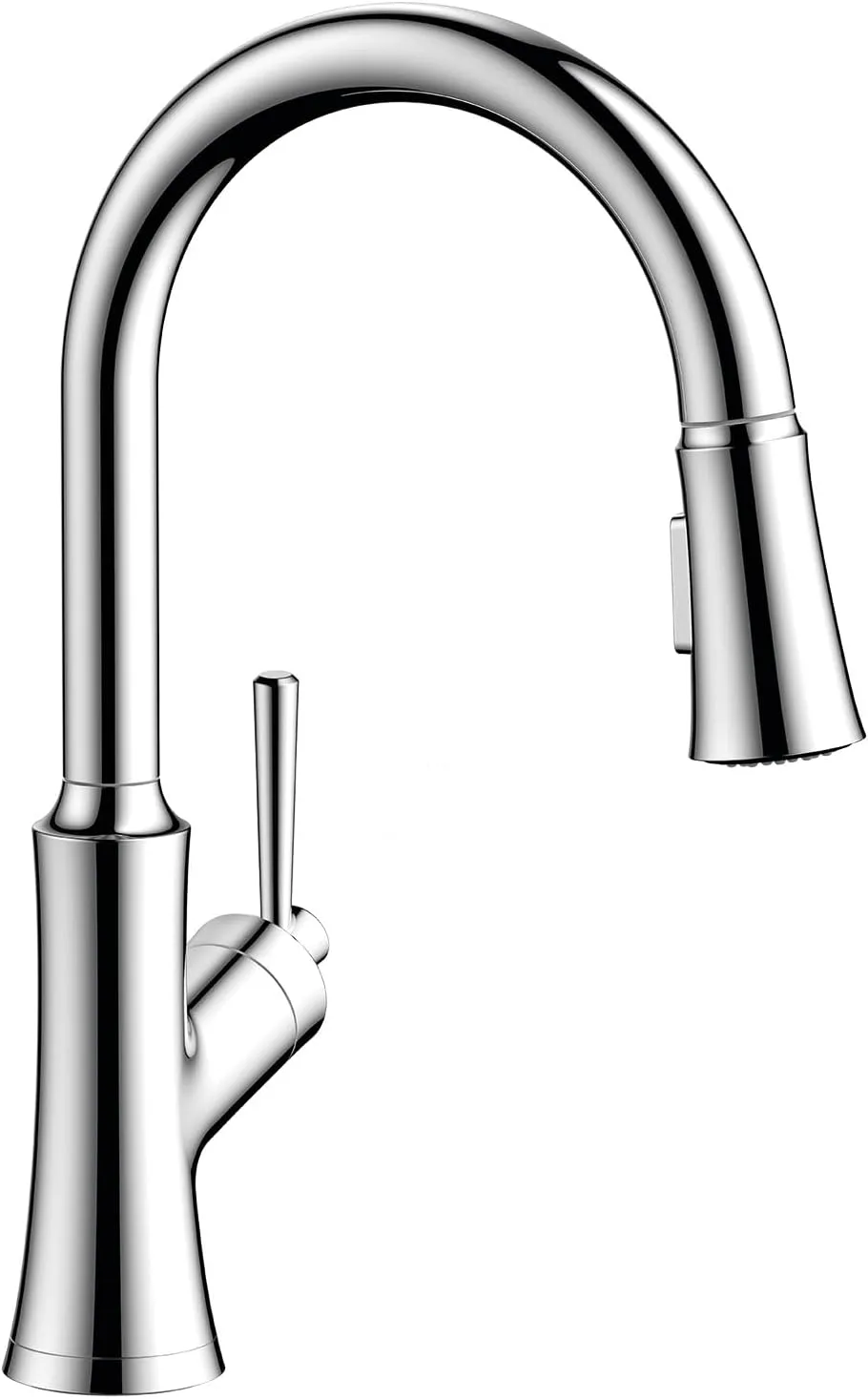 hansgrohe Joleena Chrome High Arc Kitchen Faucet, Kitchen Faucets with Pull Down Sprayer, Faucet for Kitchen Sink, Chrome 04793000, 15.8-Inches Tall