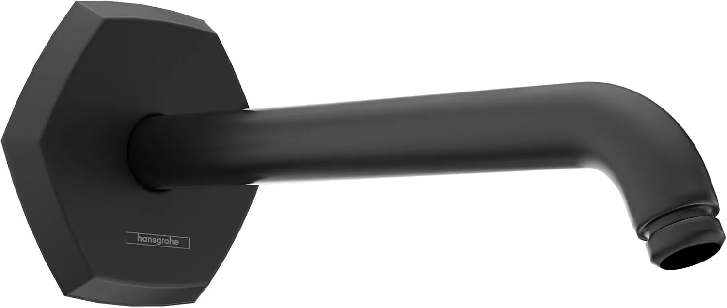 hansgrohe Locarno 9-inch Transitional Showerarm in Matte Black, for , 04826670