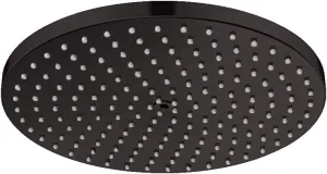 hansgrohe Raindance S 9-inch ShowerheadUpgrade Modern 1-Spray PowderRain Easy Clean with QuickClean in Matte Black, 27624671 Showerhead, 2.5 GPM