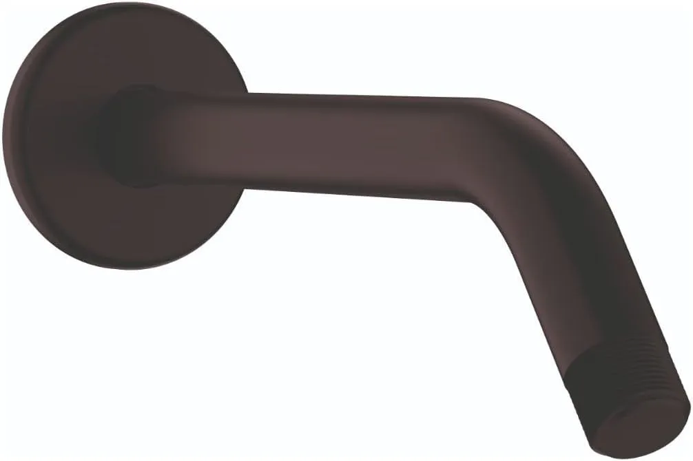 hansgrohe Standard 9" Extended Length 3 Modern Coordinating Matte Black, 04186673, for Wall Mount Showerhead products Showerarm, 9-Inch