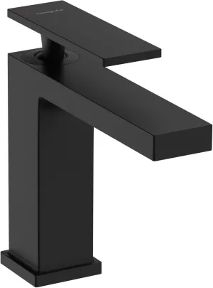 hansgrohe Tecturis E -Handle -Hole 6-inch Tall Bathroom Sink Faucet in Matte Black, 73014671
