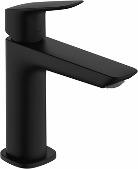 hansgrohe Logis Fine Modern 1-Handle 1-Hole 7-inch Tall Bathroom Sink Faucet in Matte Black, 71253671