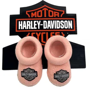 Harley-Davidson Baby Boys' Infant Cozy Knit Bootie Socks