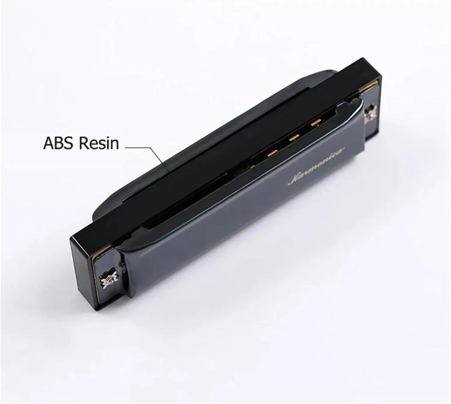 Harmonica Key of C 10 Holes Diatonic Blues For Beginner Students(Gold)