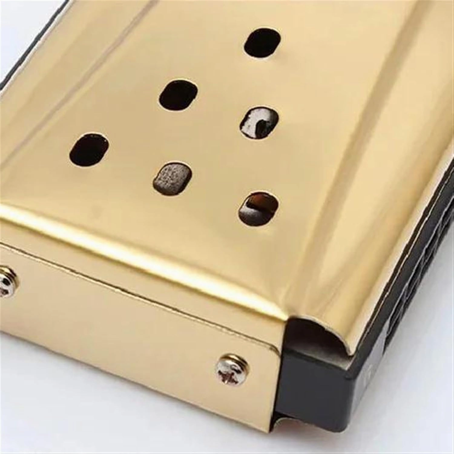 Harmonica 24 Holes Tremolo Mouth Musical Double faced Harmonica(Gold)