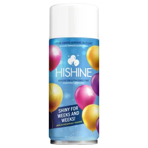 HI-SHINE Balloon Aerosol Spray 12oz: Precise Mist, No Drips, Instant Gloss - Enhance Decor for Birthdays, Weddings, Events - Quick Apply, Lasting Results - Uplift Celebrations
