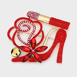 High Heel Brooch