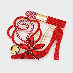 High Heel Brooch