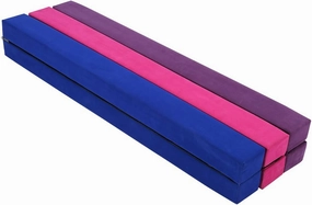 High Stability Foldable Gymnastics Beam with Stainless Steel Feet - Ideal Soft Training Equipment for Beginners, 2.2m Extended Length and Multiple Colors