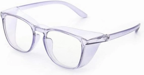 HMRGLMIE-Transparent Sand-proof Anti-shock Biking Safe Goggles Light Glasses For Men Women Blue Blocking Protect Eyewear