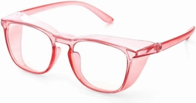 HMRGLMIE-Transparent Sand-proof Anti-shock Biking Safe Goggles Light Glasses For Men Women Blue Blocking Protect Eyewear