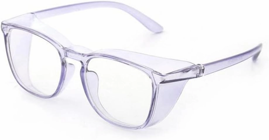 HMRGLMIE-Transparent Sand-proof Anti-shock Biking Safe Goggles Light Glasses For Men Women Blue Blocking Protect Eyewear