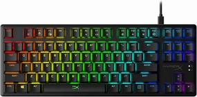 HyperX Alloy Origins Core Wired Gaming Mechanical Keyboard Compact Tenkeyless HyperX Red Switch with RGB Back Lighting for PC, PS5 PS4 Xbox Series X|S & Xbox One (Renewed)