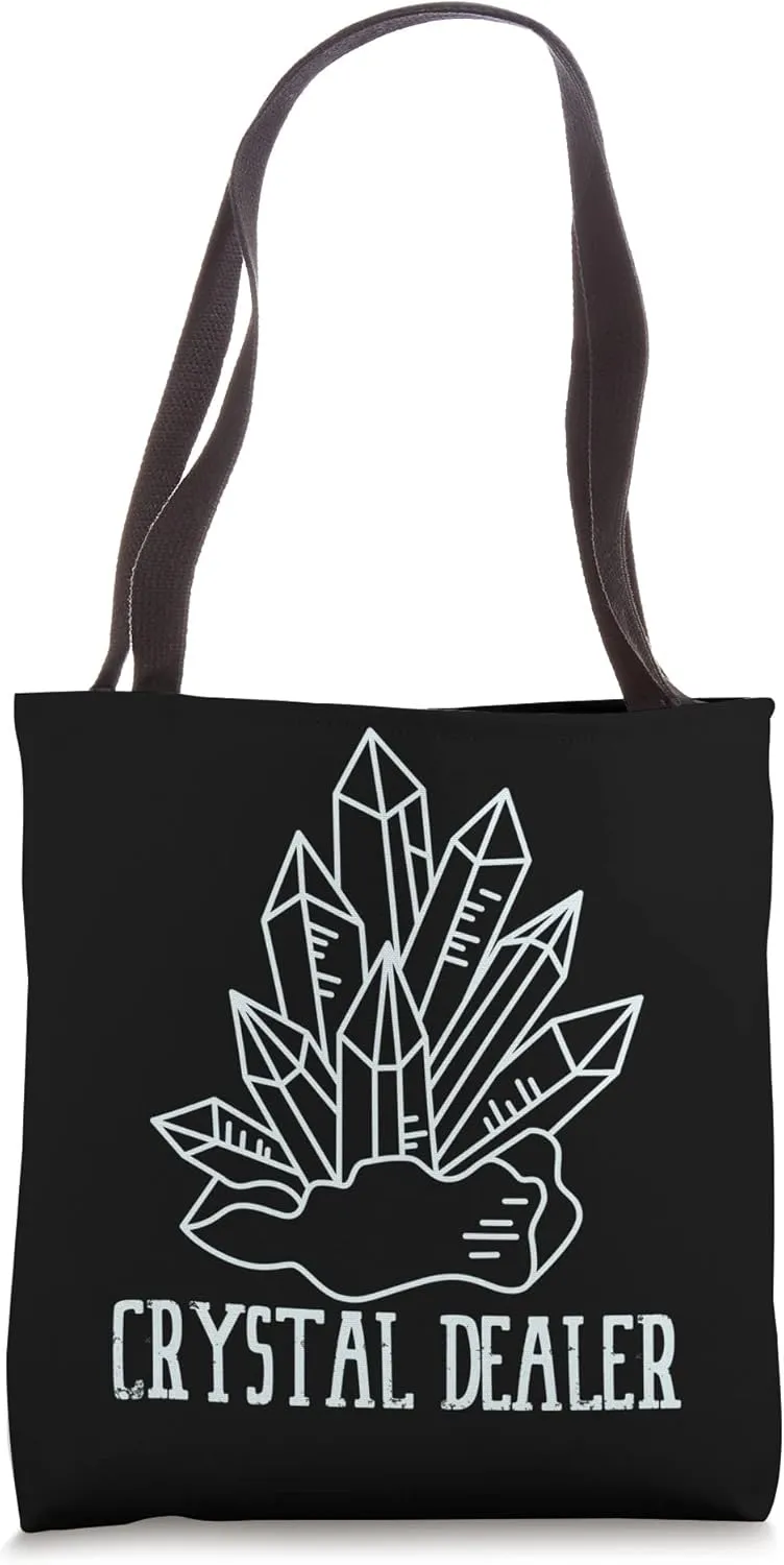 I Am The Crystal Dealer Stone Elements Crystal Tote Bag
