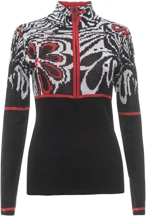 Icelandic Esther 1/2-Zip Sweater (Women's), Black, Medium