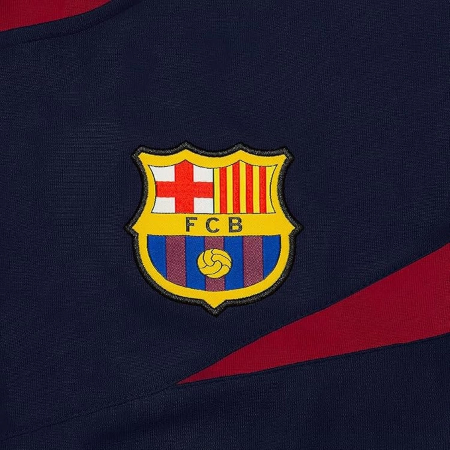 Icon Sports Officially Licensed FC Barcelona Adult Soccer Zip-Up Warm Up Track Jacket