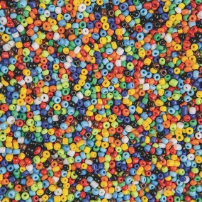 India Glass Seed Beads 1-lb Bag