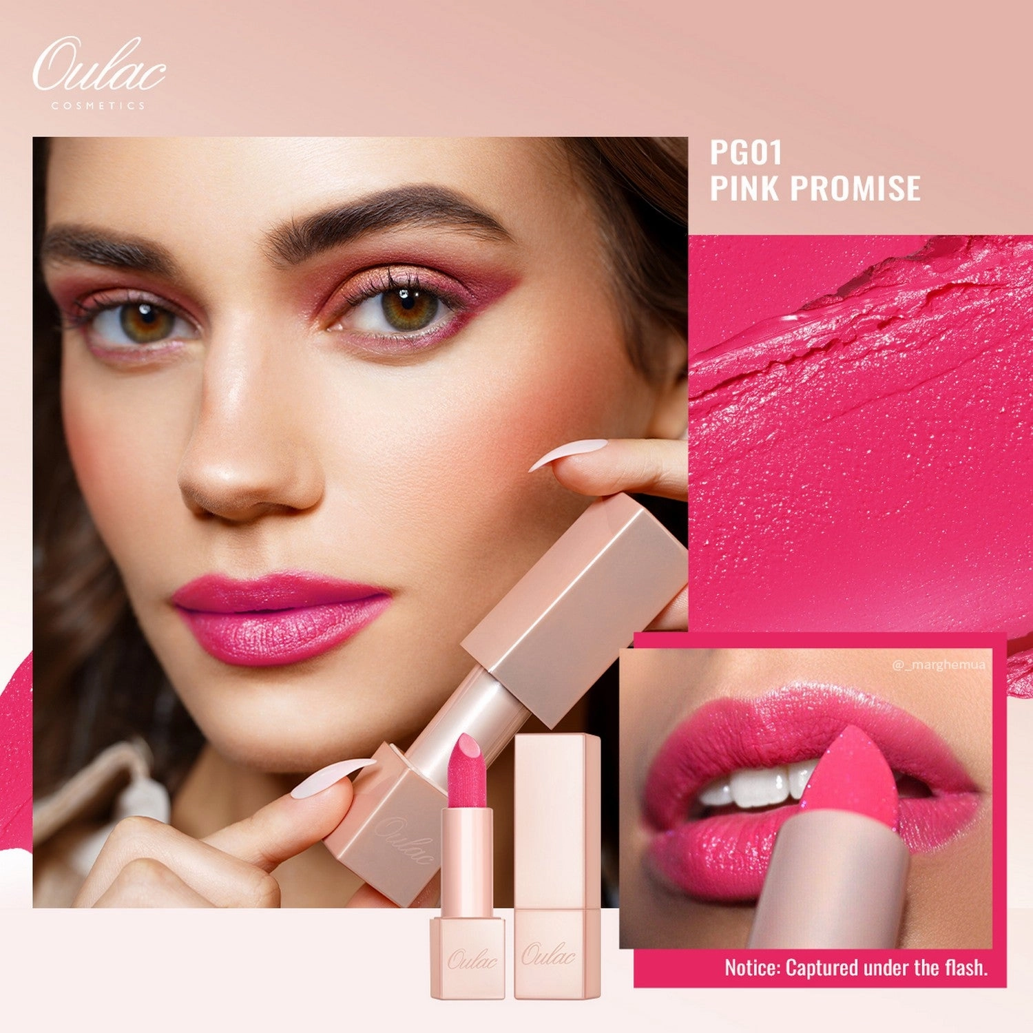 Infinity Shine Lipstick | PG01 Pink Promise