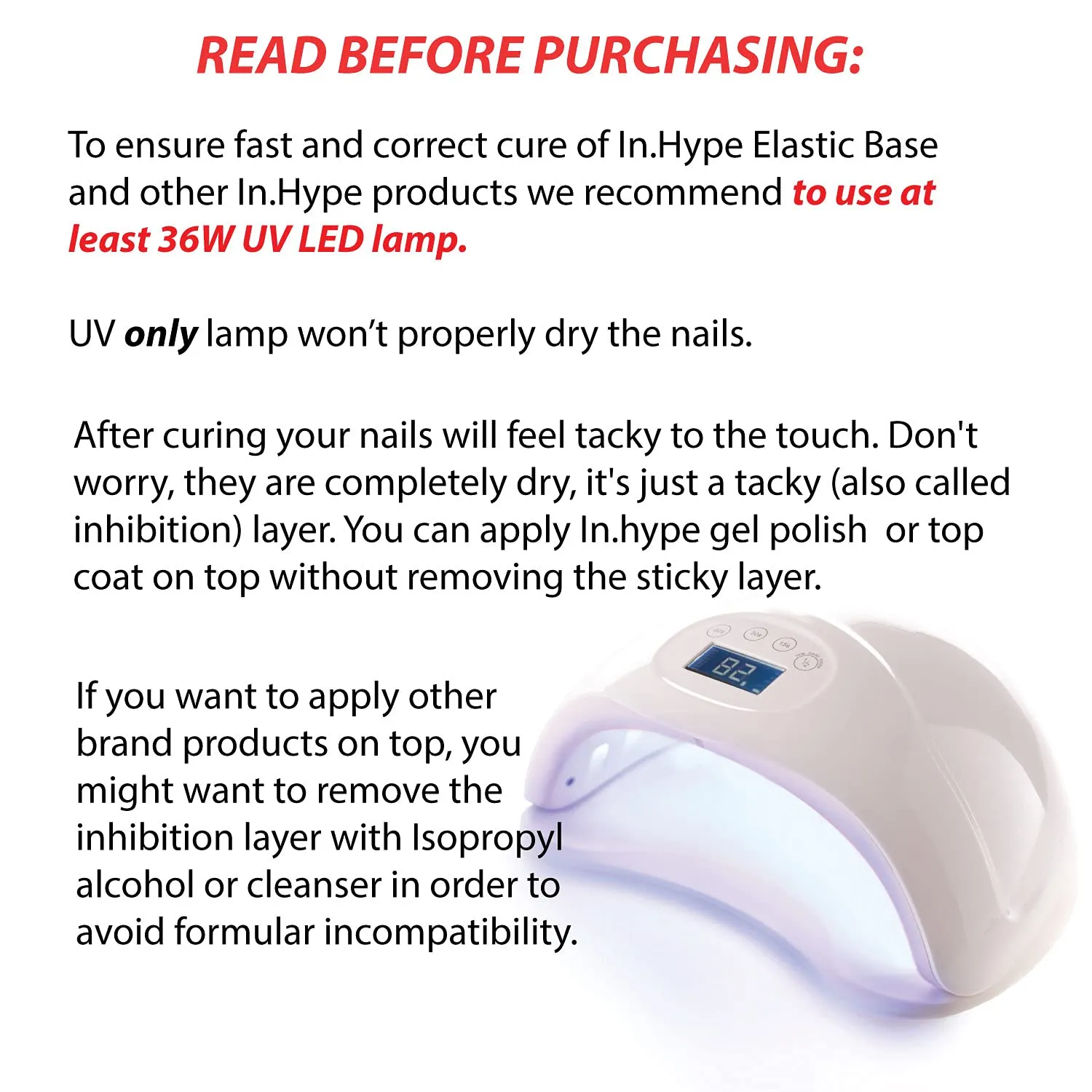 IN.HYPE Rubber Base Gel - Shimmer. Soak off. UV/LED Curable (Diamond Pink)
