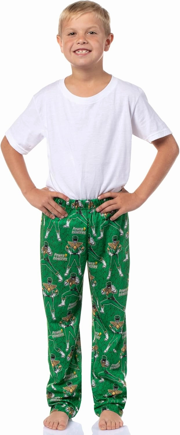 INTIMO Power Rangers Multiple Sizes Family Sleep Tossed Print Pajama Pants