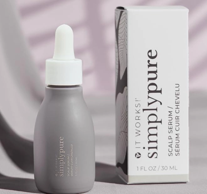 It Works! Simplypure Scalp Serum for Hair Growth with AnaGain™ - Nourishing Scalp Moisturizer, Reduces Shedding & Breakage, Volumizes & Shines, Clear Scalp Treatment for Healthier, Stronger Hair
