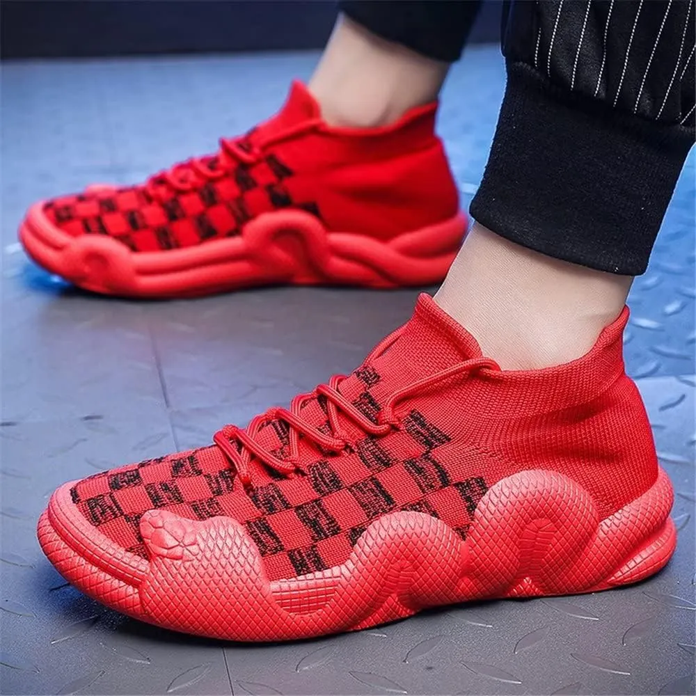 Jakcuz Sock Fashion Sneakers for Women Non-Slip Casual Sport Athletic Tennis Slip on Walking Shoes Plus Size