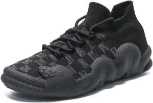 Jakcuz Sock Fashion Sneakers for Women Non-Slip Casual Sport Athletic Tennis Slip on Walking Shoes Plus Size